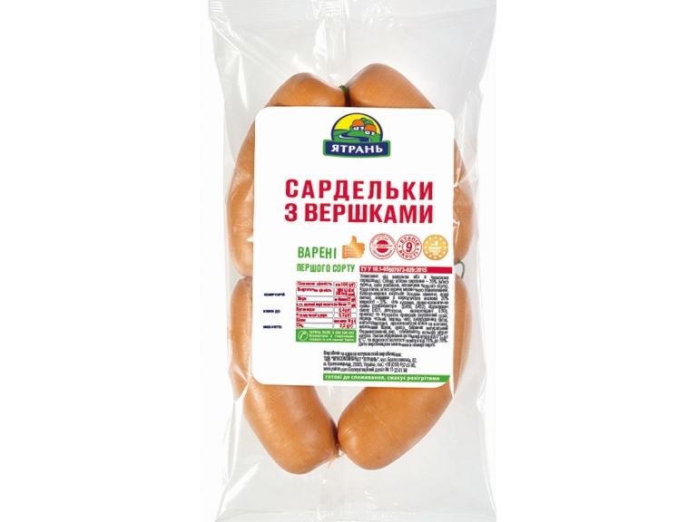 Сардельки з вершками